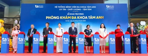 Tập đoàn y tế Tâm Anh khai trương phòng khám đa khoa lớn nhất thủ đô tại Cầu Giấy